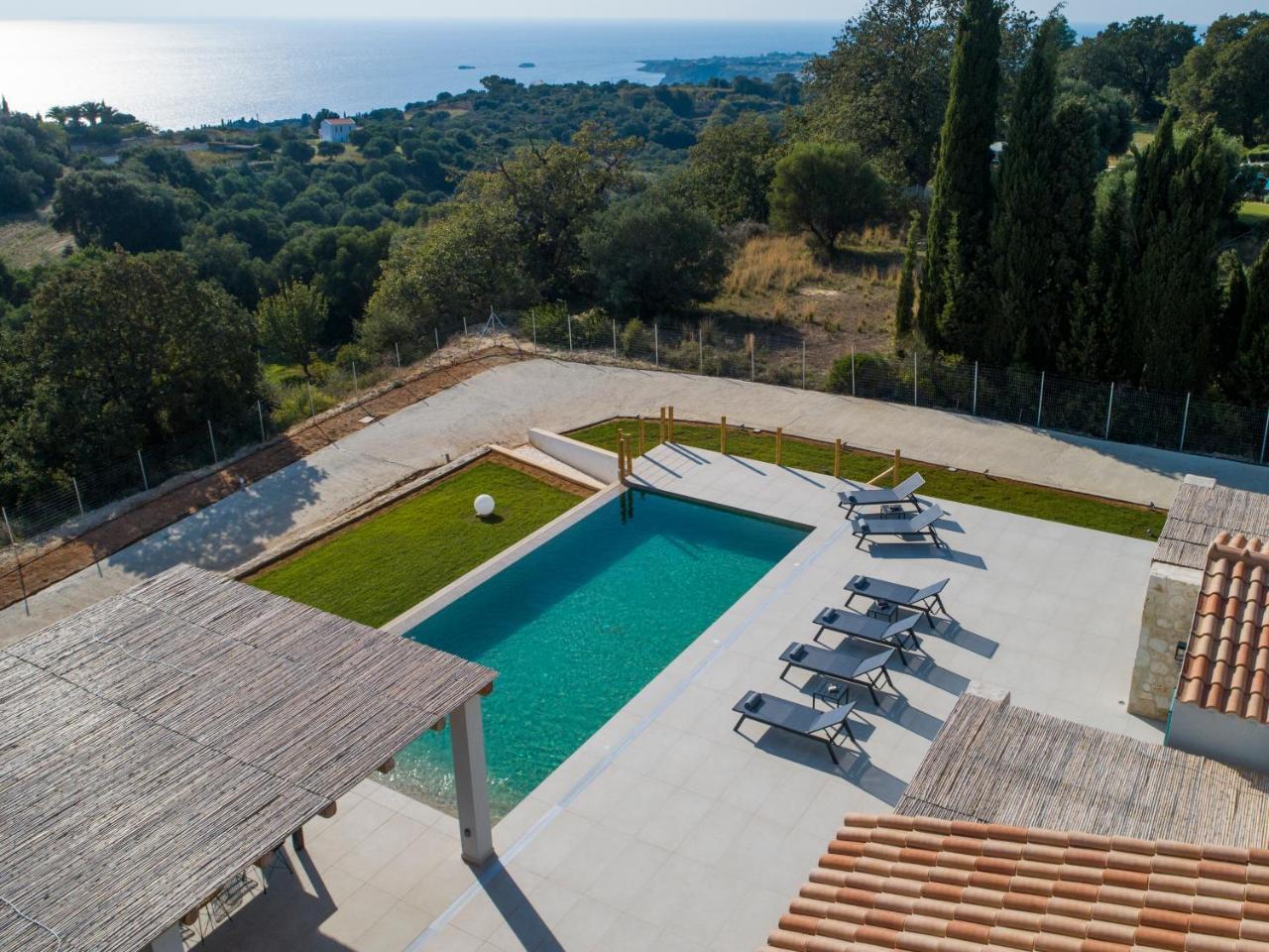Exclusive Sea View Villa Madelaine Spartià Esterno foto