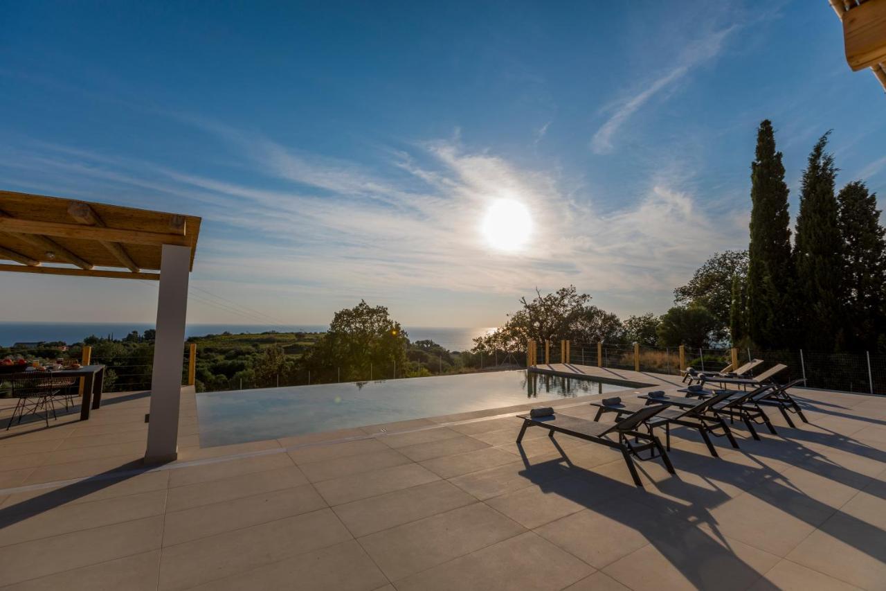 Exclusive Sea View Villa Madelaine Spartià Esterno foto