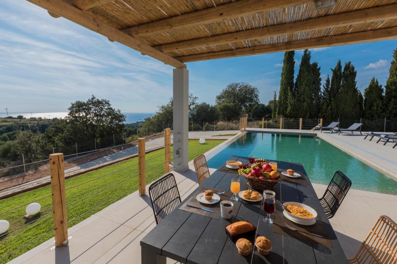 Exclusive Sea View Villa Madelaine Spartià Esterno foto