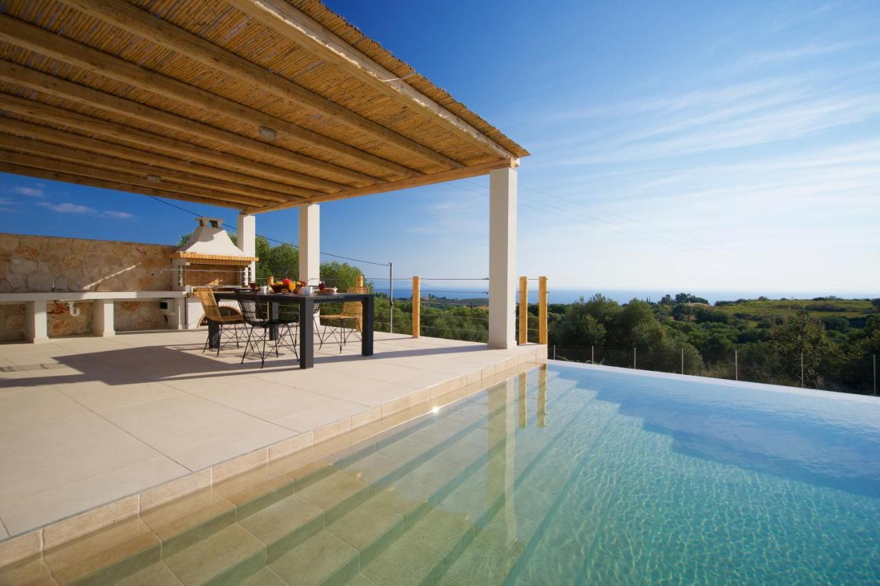 Exclusive Sea View Villa Madelaine Spartià Esterno foto