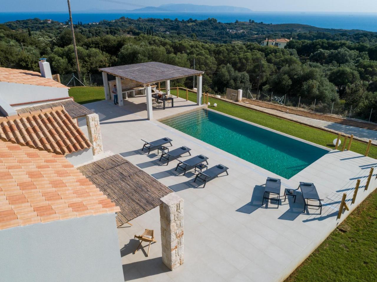 Exclusive Sea View Villa Madelaine Spartià Esterno foto